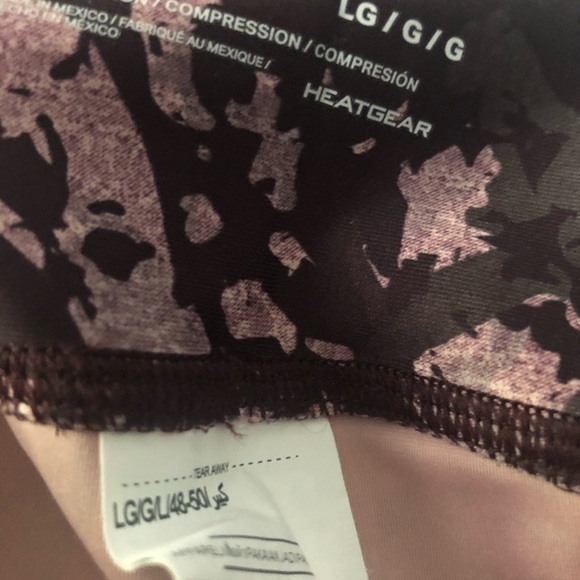 Under Armour Purple leggings with mesh large - Picture 4 of 7